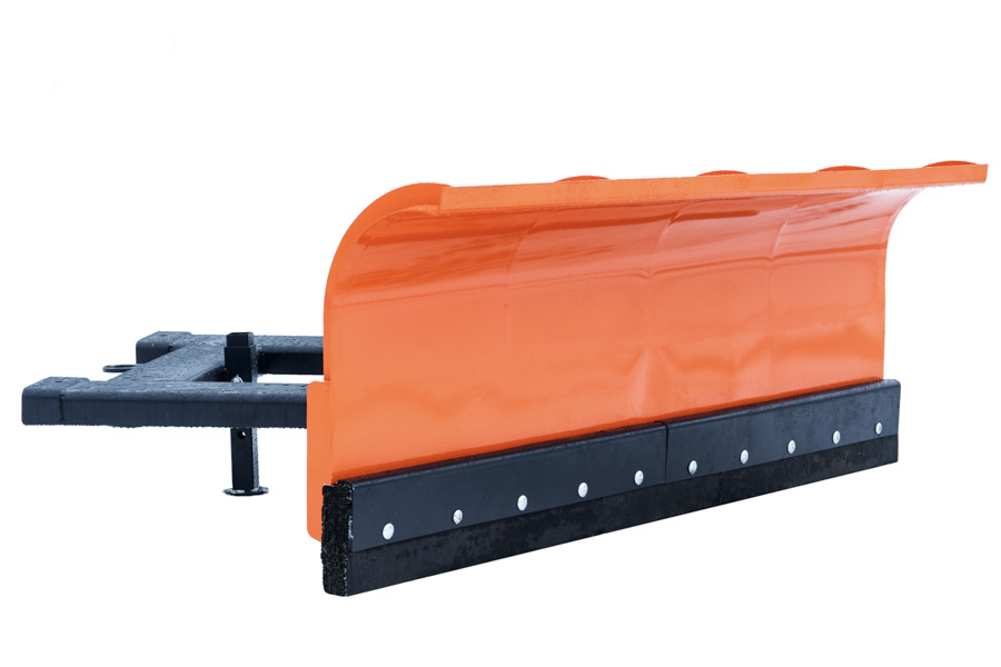 Snow plow for forklift loader